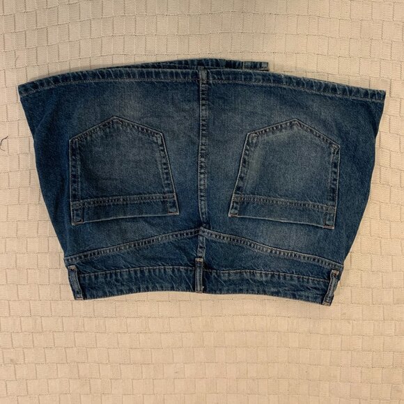 Free People We The Free Wynne Denim Skirt Size 30 - Picture 7 of 7